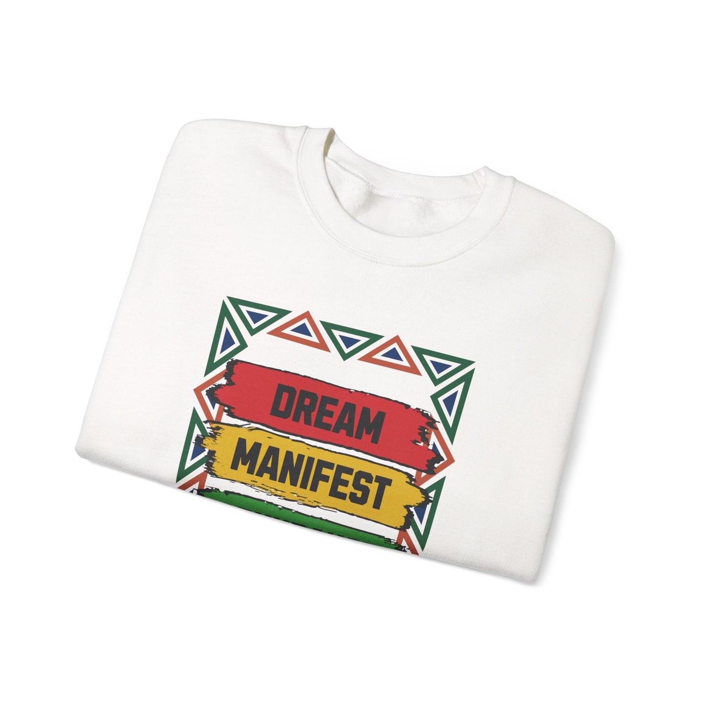 Dream Manifest Abundance Sweatshirt, Law of Attraction Jumper, Positive Manifestation Pullover, Universe Inspiration Clothing, Motivational
