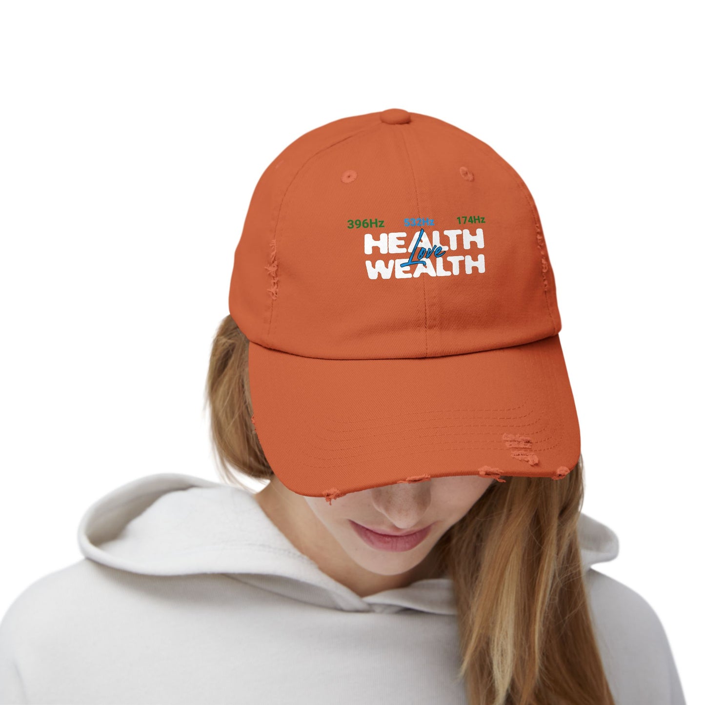 Health Wealth & Love Hat | Matching Frequency Hz Design