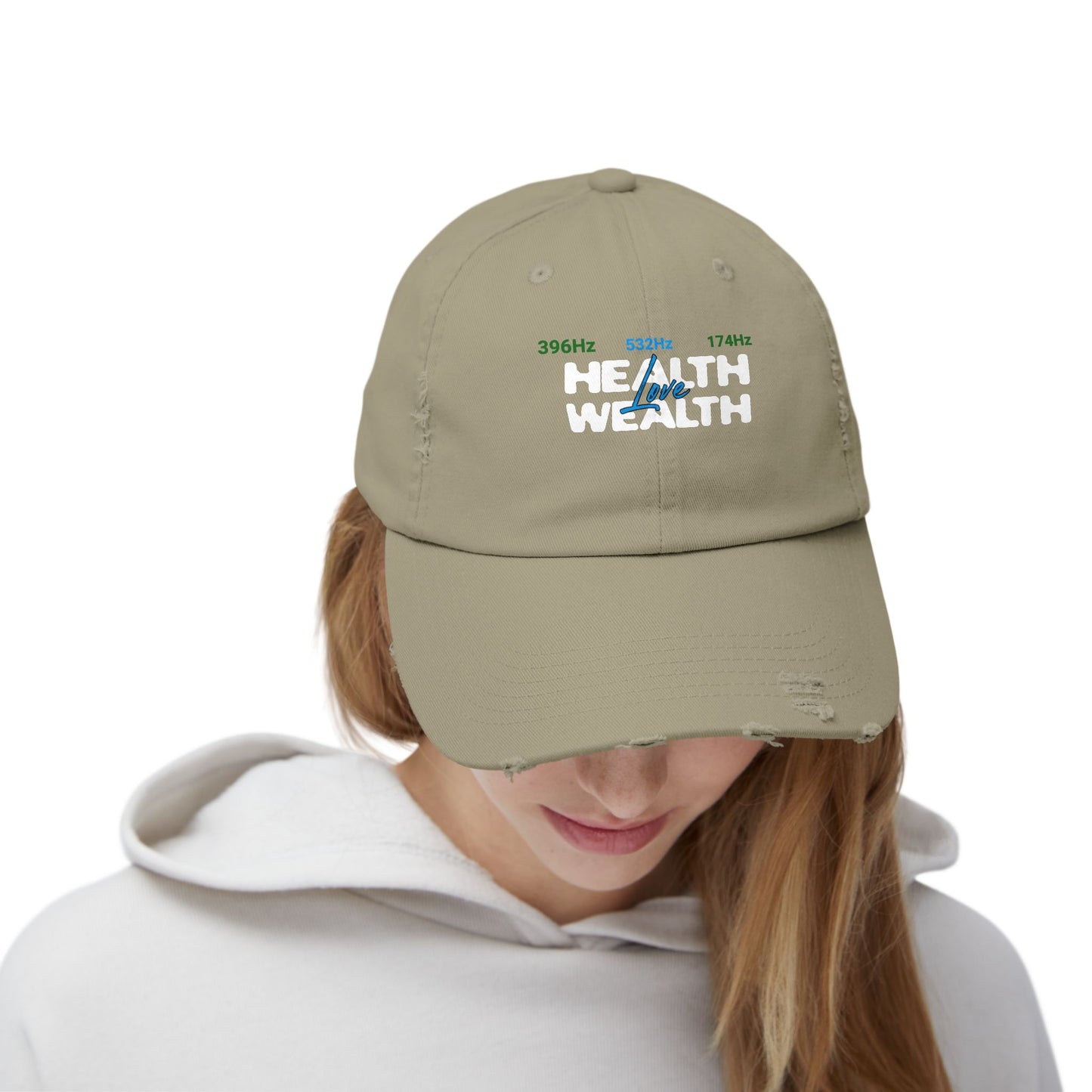 Health Wealth & Love Hat | Matching Frequency Hz Design