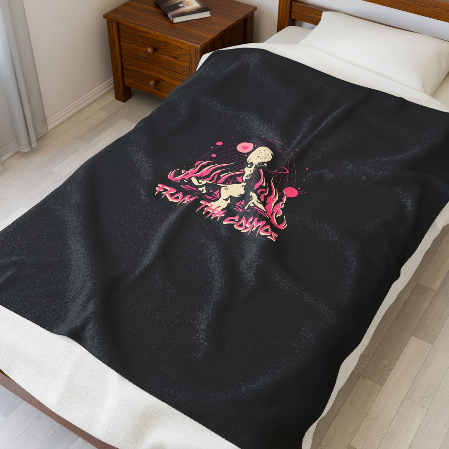 From the Cosmos Plush Blanket