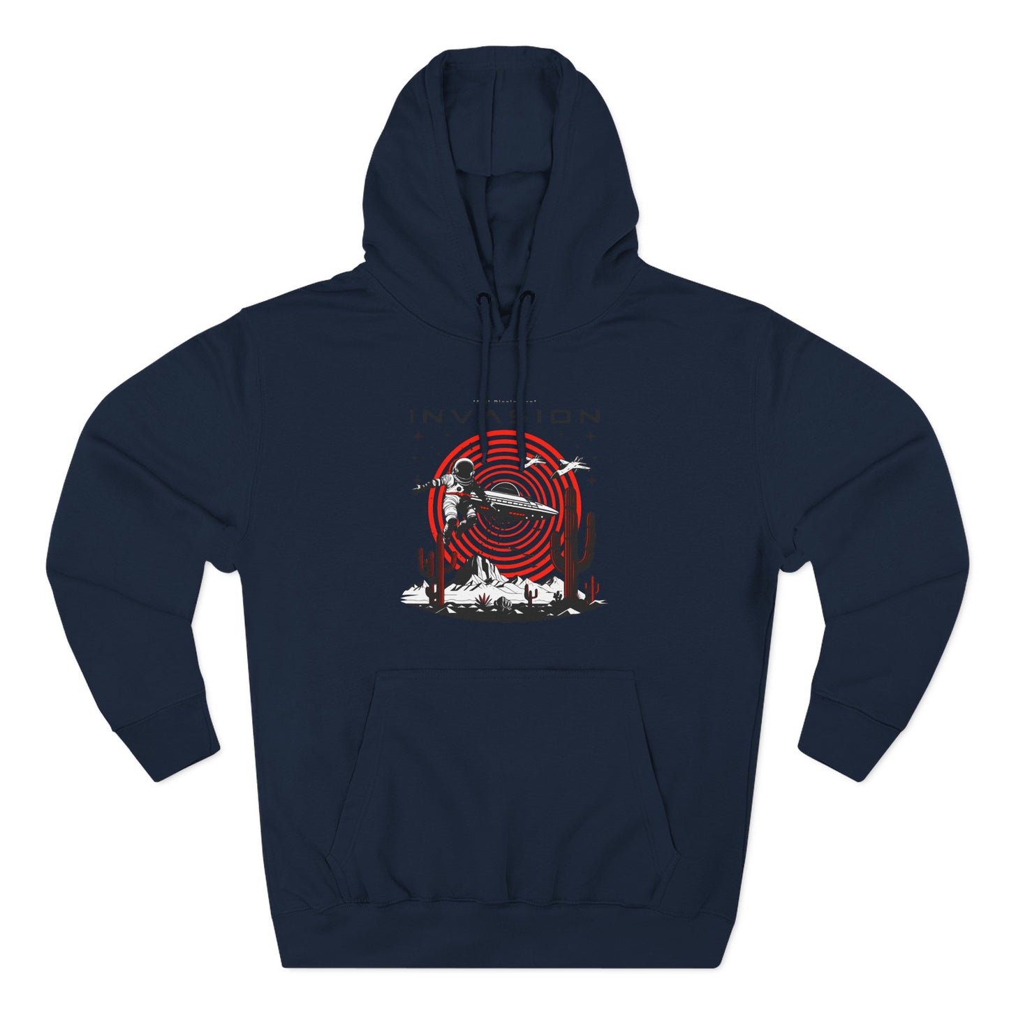 Full Disclosure Alien Invasion Fleece Hoodie, Extraterrestrial Women's Sweatshirt, Outer Space Three-Panel Fleece Jacket, UFO Invasion
