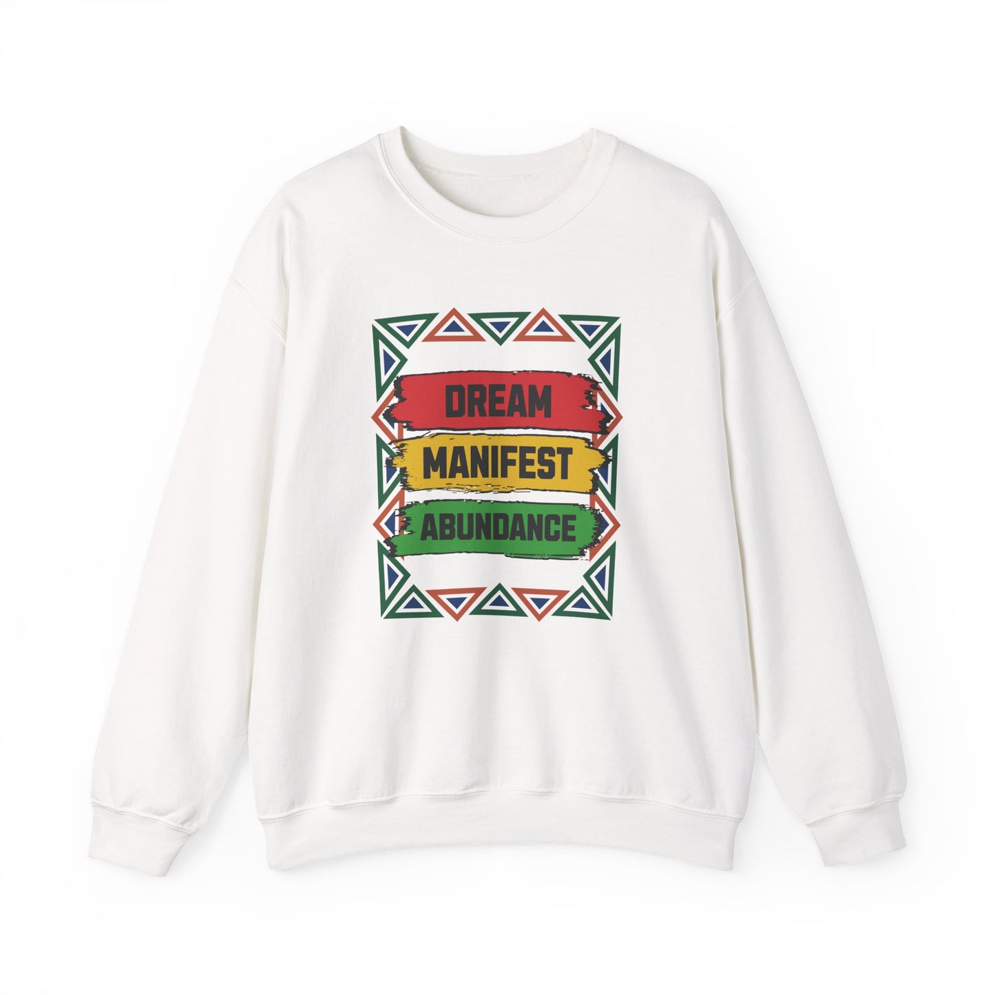 Dream Manifest Abundance Sweatshirt, Law of Attraction Jumper, Positive Manifestation Pullover, Universe Inspiration Clothing, Motivational