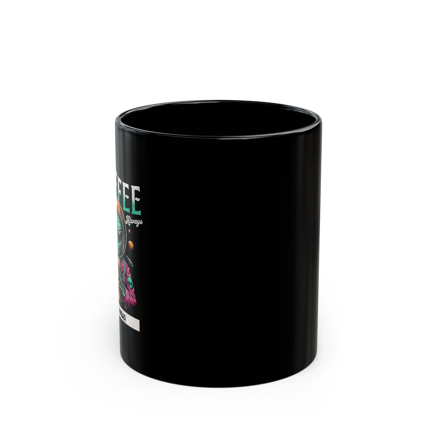 Alien Coffee Mug - UFO Extraterrestrial Sci-Fi Space Tea Cup, Area 51 Gift, Outer Space Kitchen Decor, Galaxy Mug, Cosmic Drinkware,