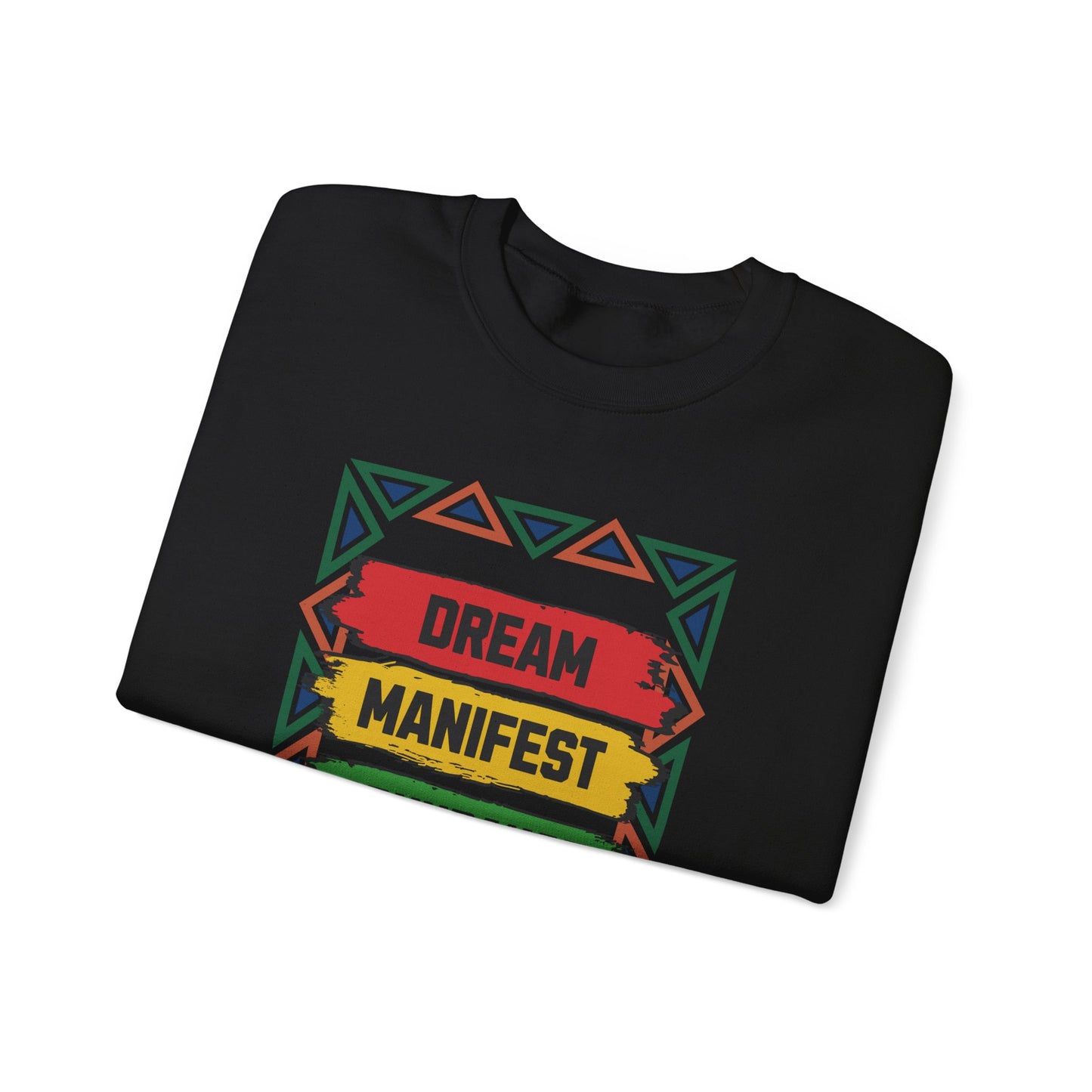 Dream Manifest Abundance Sweatshirt, Law of Attraction Jumper, Positive Manifestation Pullover, Universe Inspiration Clothing, Motivational