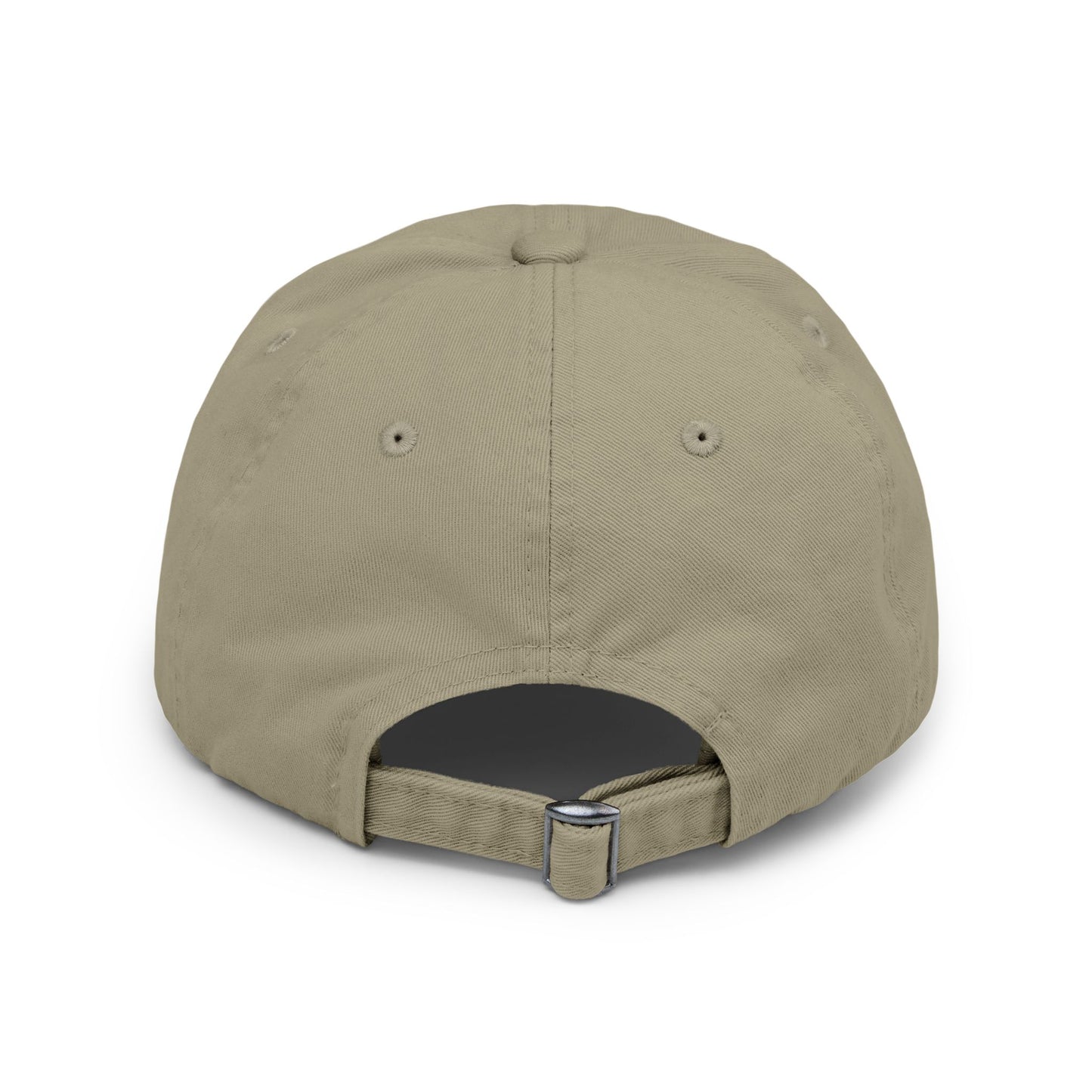 Wake Up Distressed Cotton Twill Hat for Conscious Living