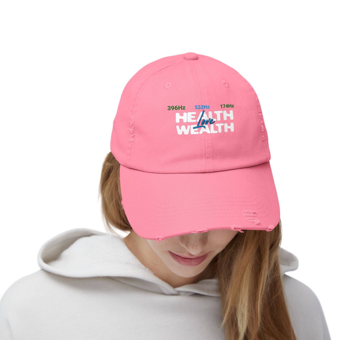 Health Wealth & Love Hat | Matching Frequency Hz Design