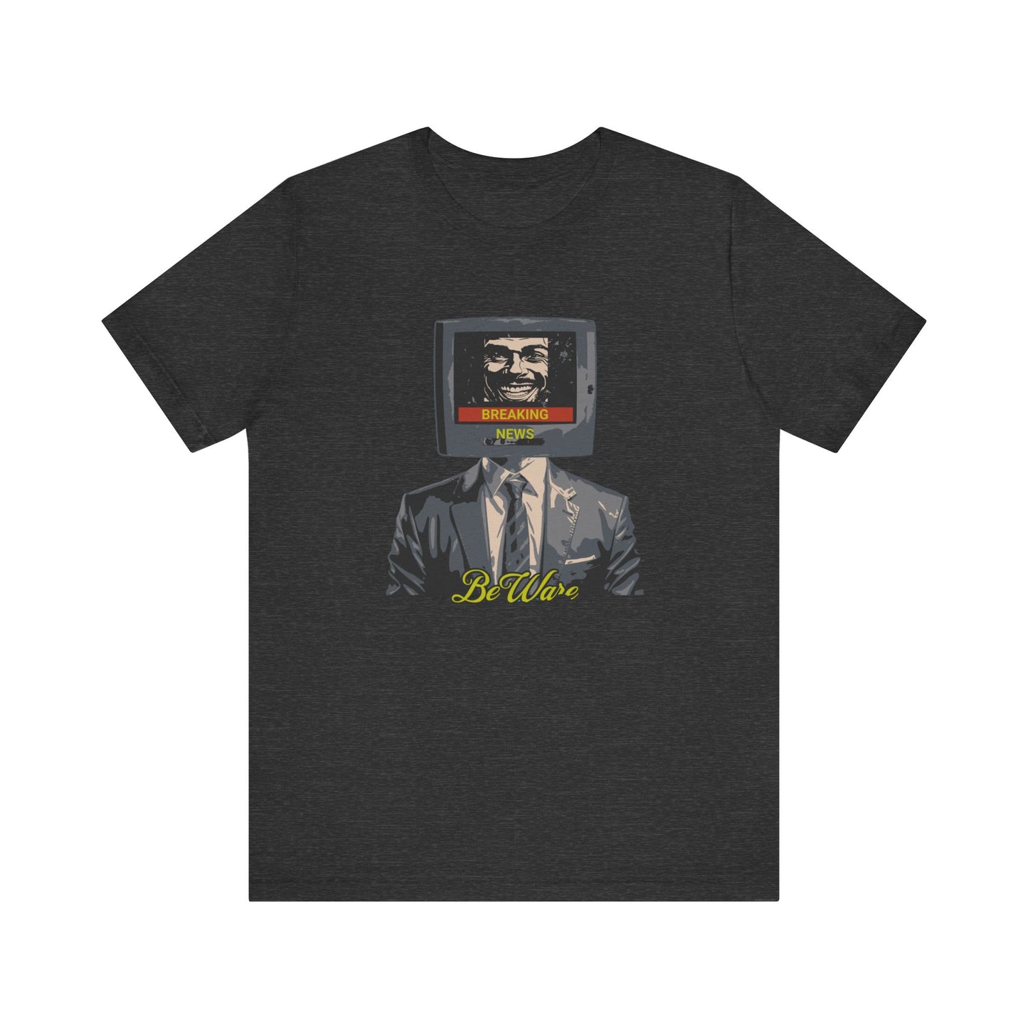 Explore Media Influence with "Beware Breaking New" T-shirt