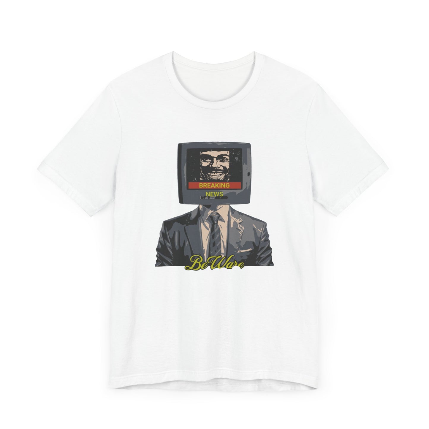 Explore Media Influence with "Beware Breaking New" T-shirt