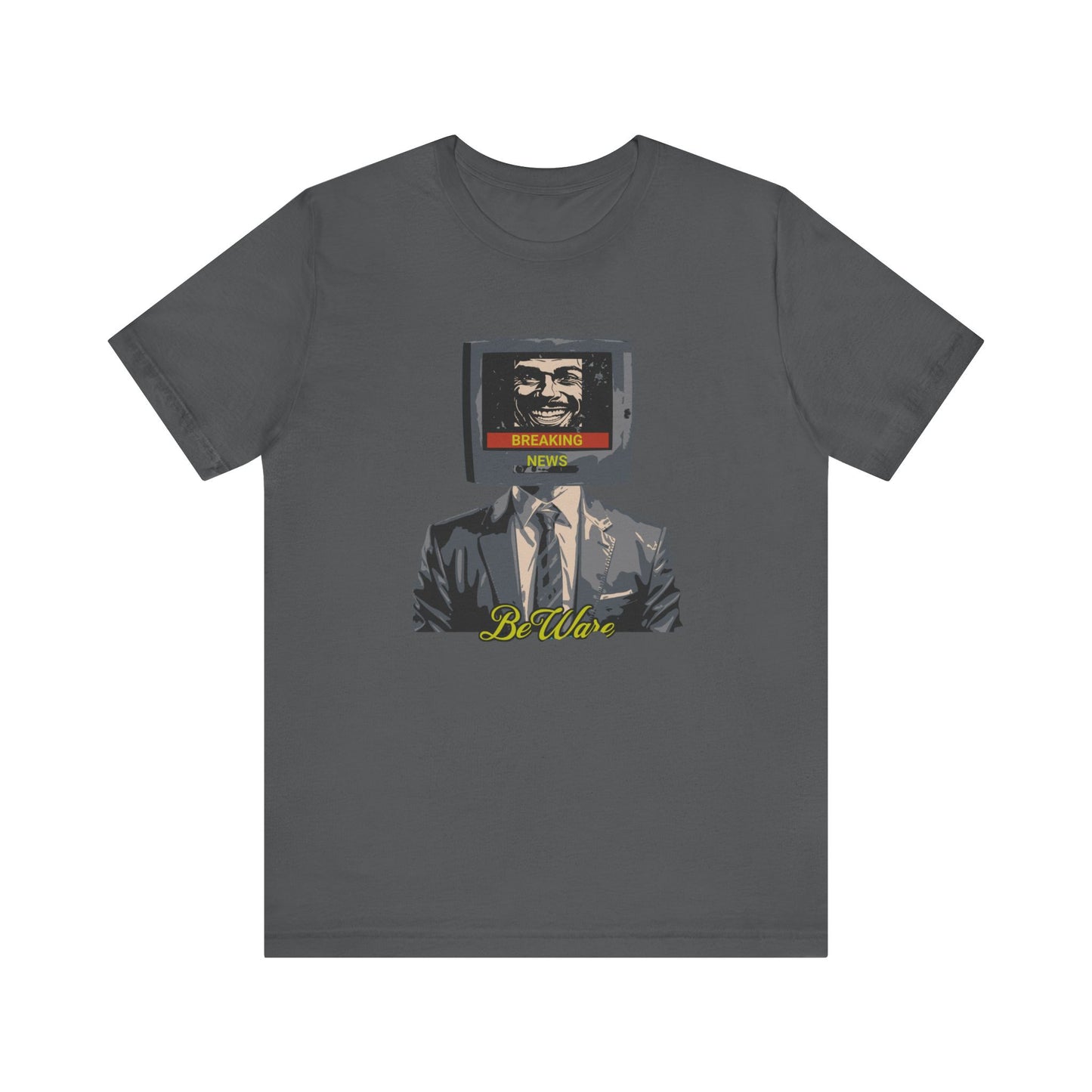 Explore Media Influence with "Beware Breaking New" T-shirt