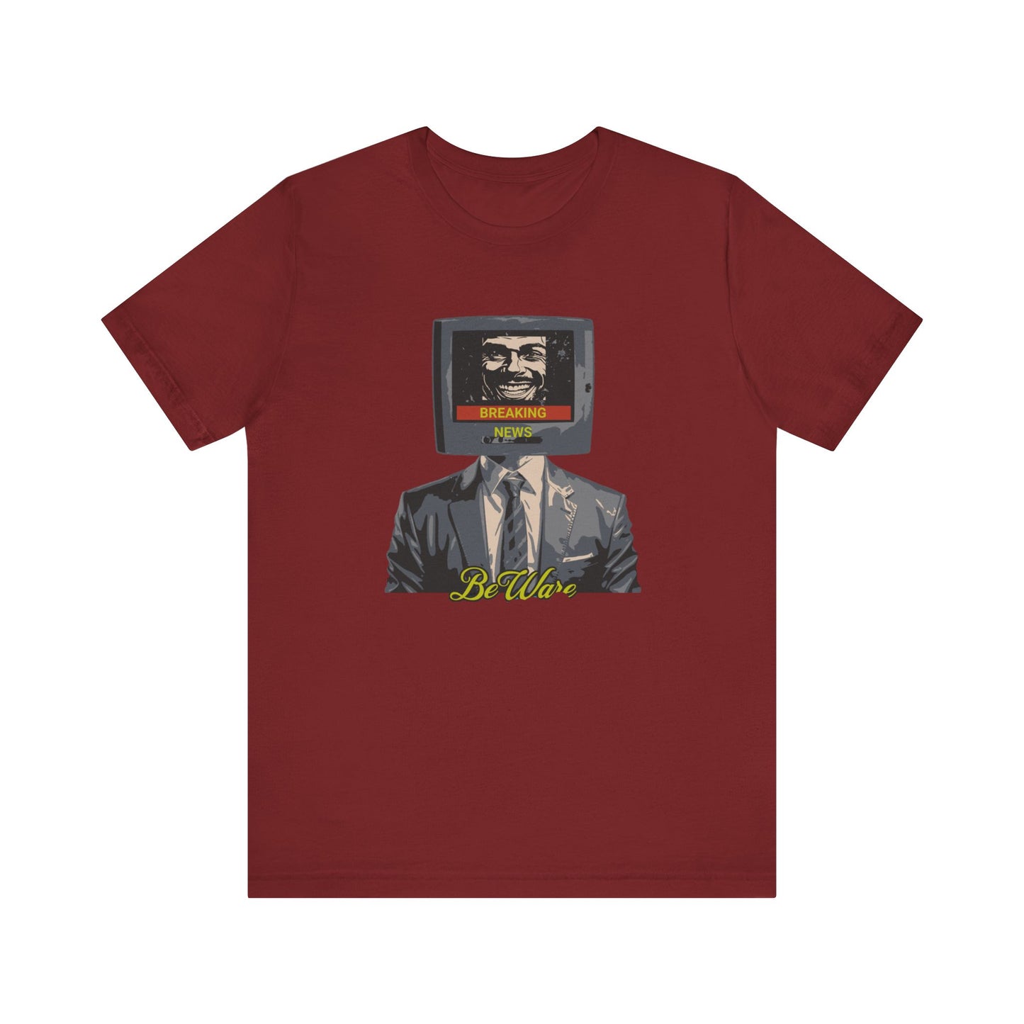 Explore Media Influence with "Beware Breaking New" T-shirt