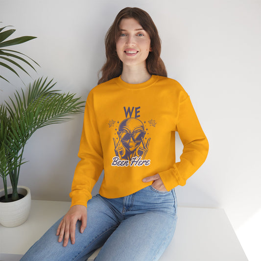 Alien Abduction Unisex Sweatshirt, Extraterrestrial Invasion Crewneck Jumper, Outer Space Gift, Sci-Fi Clothing, UFO Abductee Apparel,