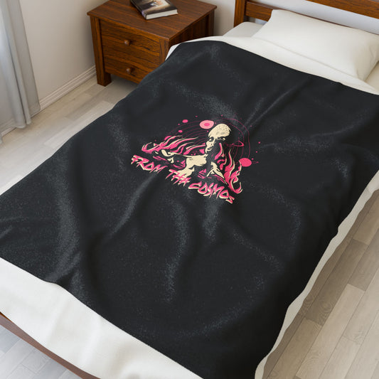 From the Cosmos Plush Blanket