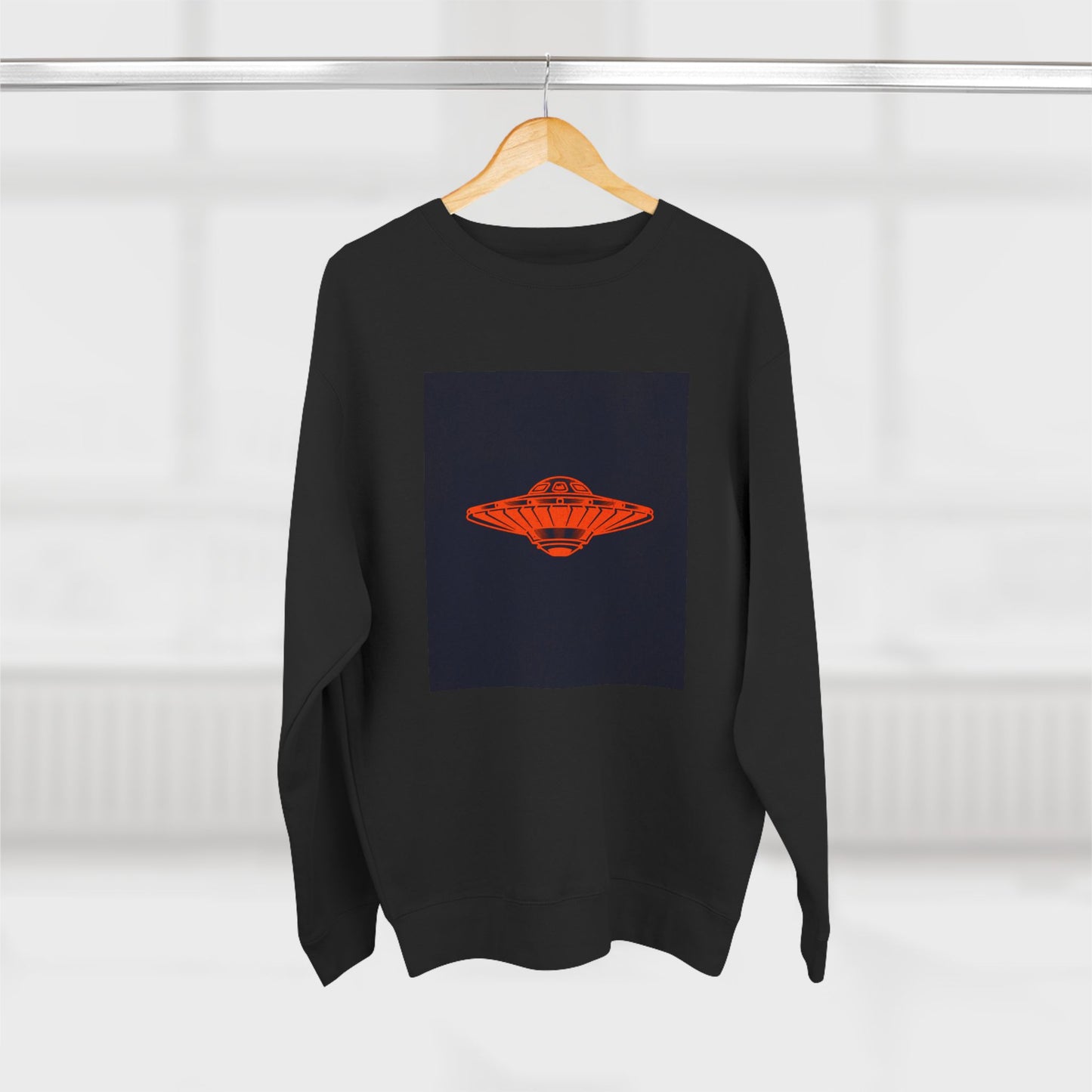 Reptilians Live Crewneck Sweatshirt, Alien Spaceship Unisex Pullover, UFO Print Sweater, Sci-Fi Graphic Jumper, Extraterrestrial Sweatshirt
