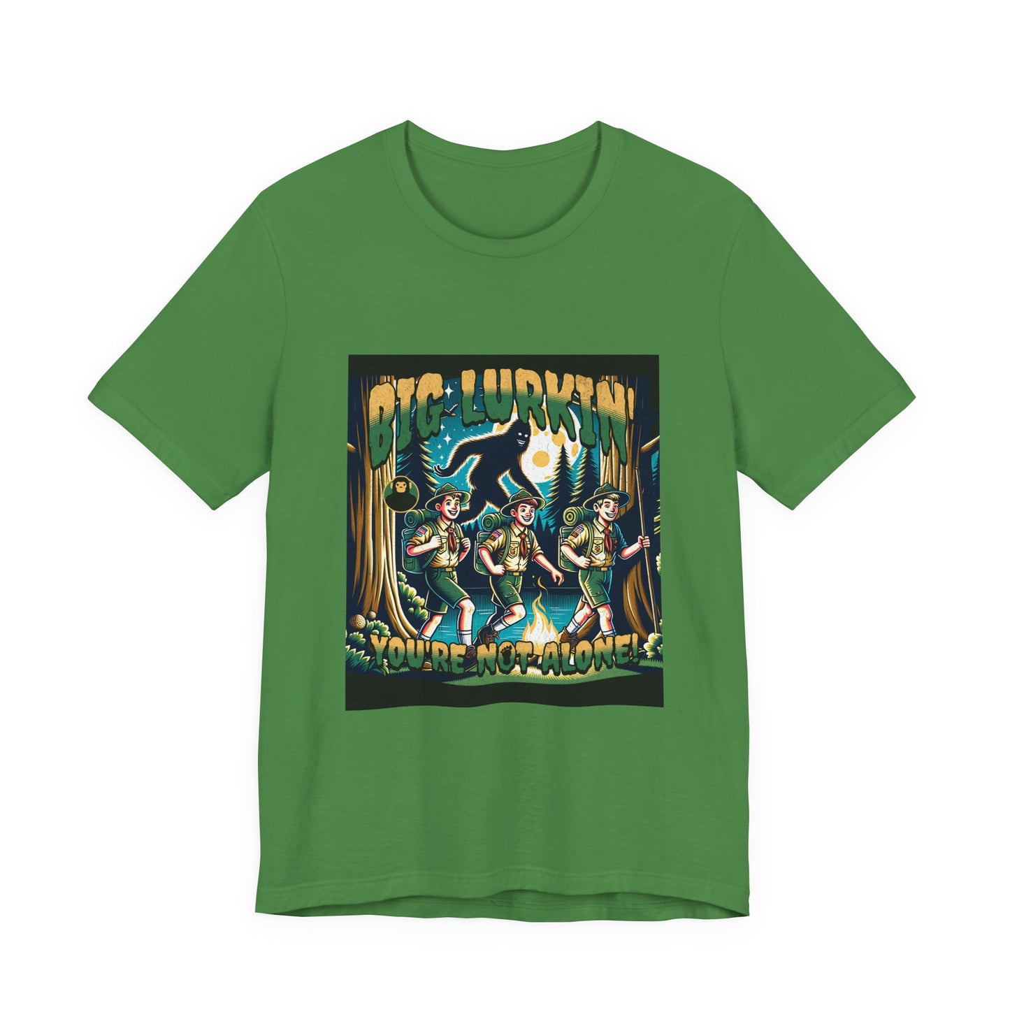 Big Lurkin Bigfoot Tee - Unisex Shirt, Sasquatch T-Shirt, Yeti Top, Cryptid Apparel, Wilderness Gift