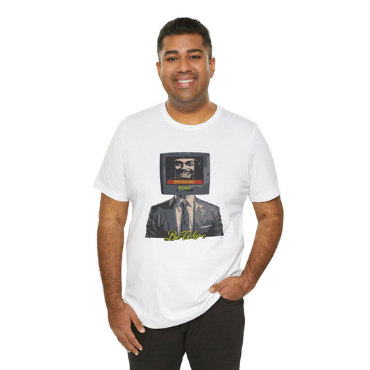 Explore Media Influence with "Beware Breaking New" T-shirt