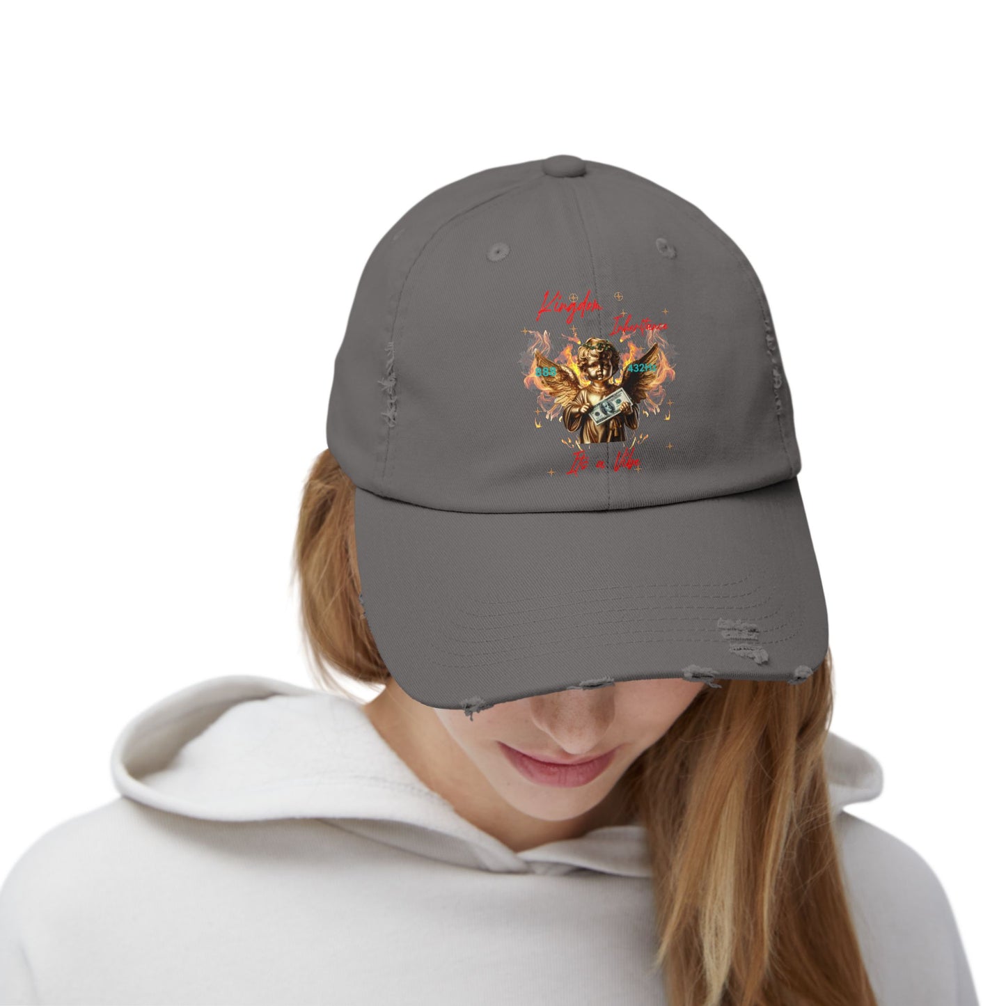 Kingdom Inheritance Hat | Golden Angel & Abundance Number 888