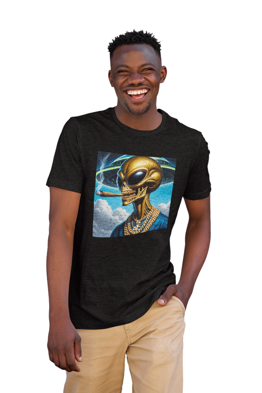 Alien OG T-Shirt, Extraterrestrial Shirt, Space Creature Tee, Sci-Fi Graphic Top, Hip Hop Alien Clothing