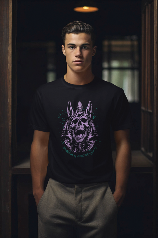 Anubis Ancient Egypt T-Shirt | 100% Airlume Cotton
