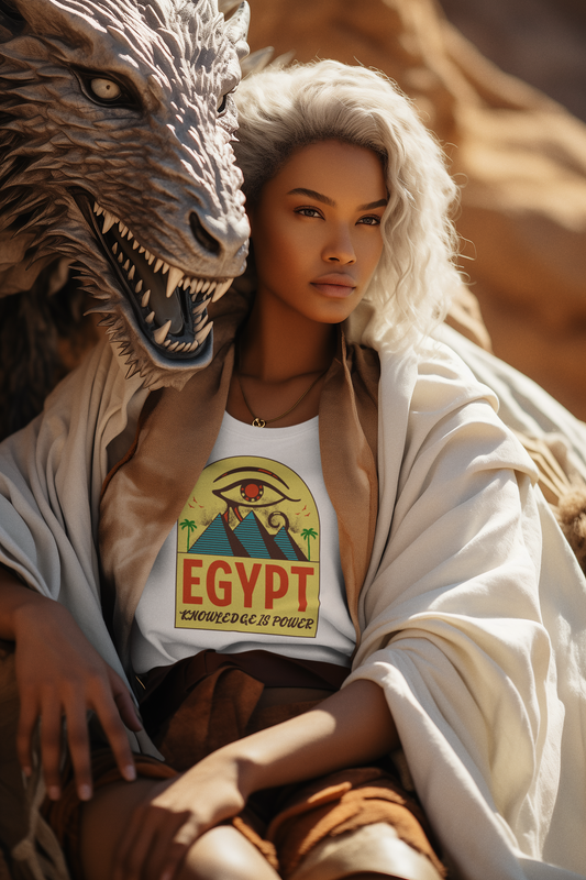 Discover Egypt's Rich History with "Knowledge is Power" T-shirt
