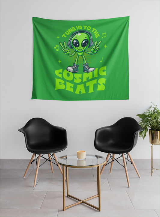 Cosmic Alien Beats Tapestry
