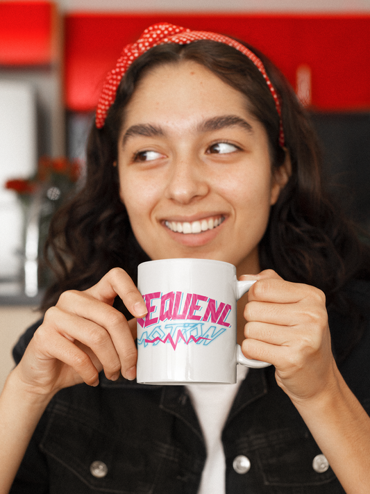 Frequency and Motion Mug  Unique Physics Inspired Coffee Cup for Science Lovers
