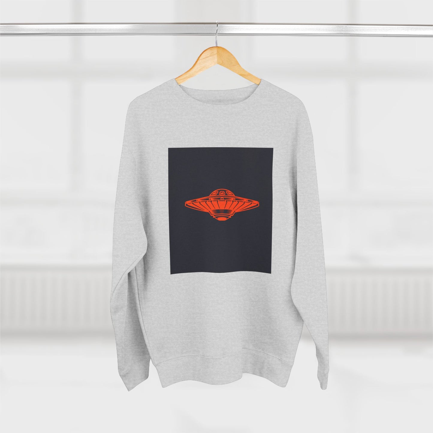 Reptilians Live Crewneck Sweatshirt, Alien Spaceship Unisex Pullover, UFO Print Sweater, Sci-Fi Graphic Jumper, Extraterrestrial Sweatshirt