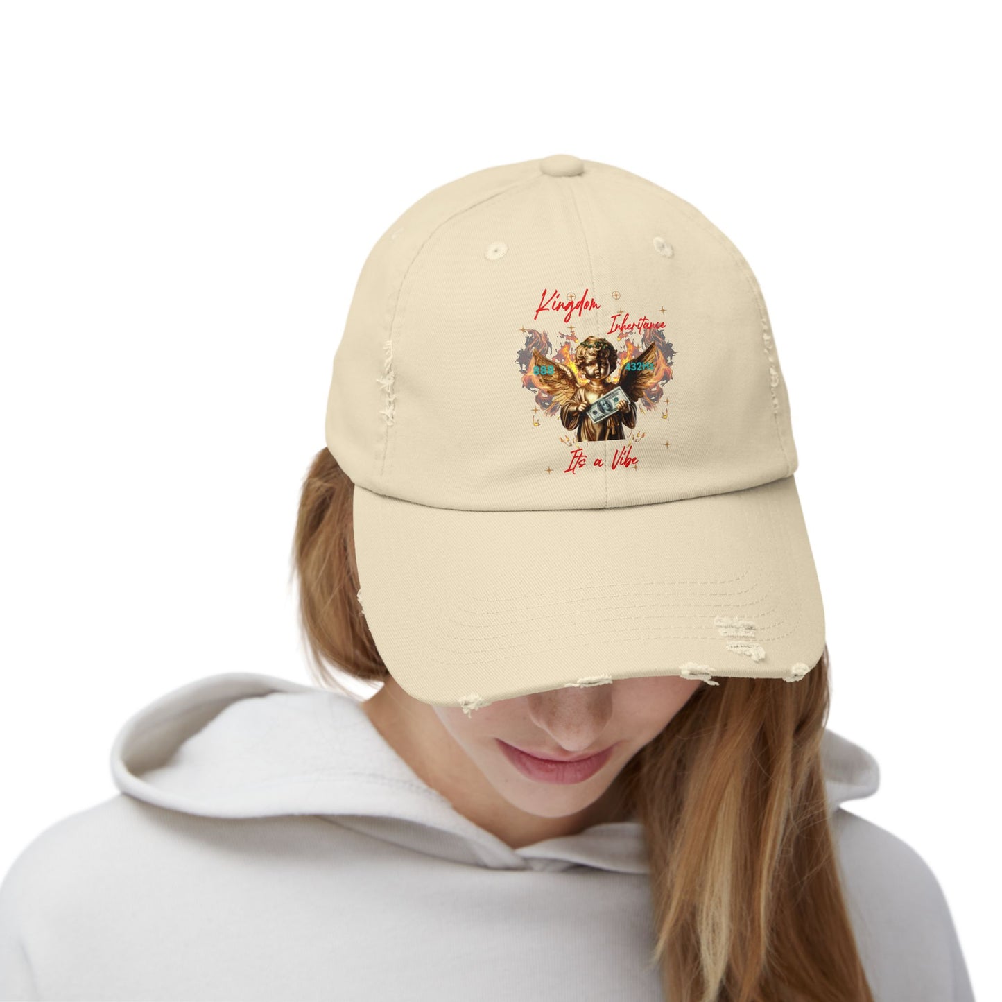 Kingdom Inheritance Hat | Golden Angel & Abundance Number 888