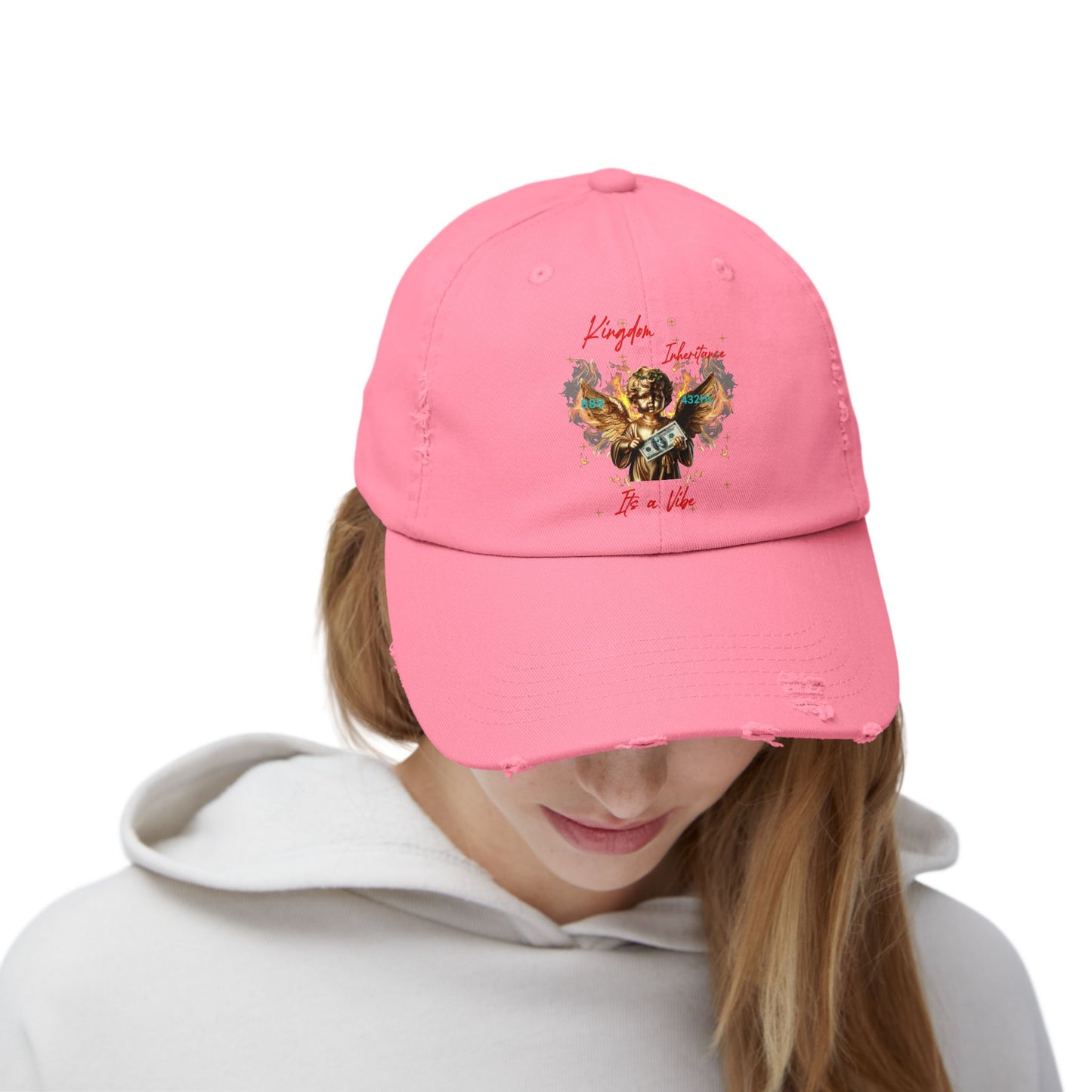 Kingdom Inheritance Hat | Golden Angel & Abundance Number 888