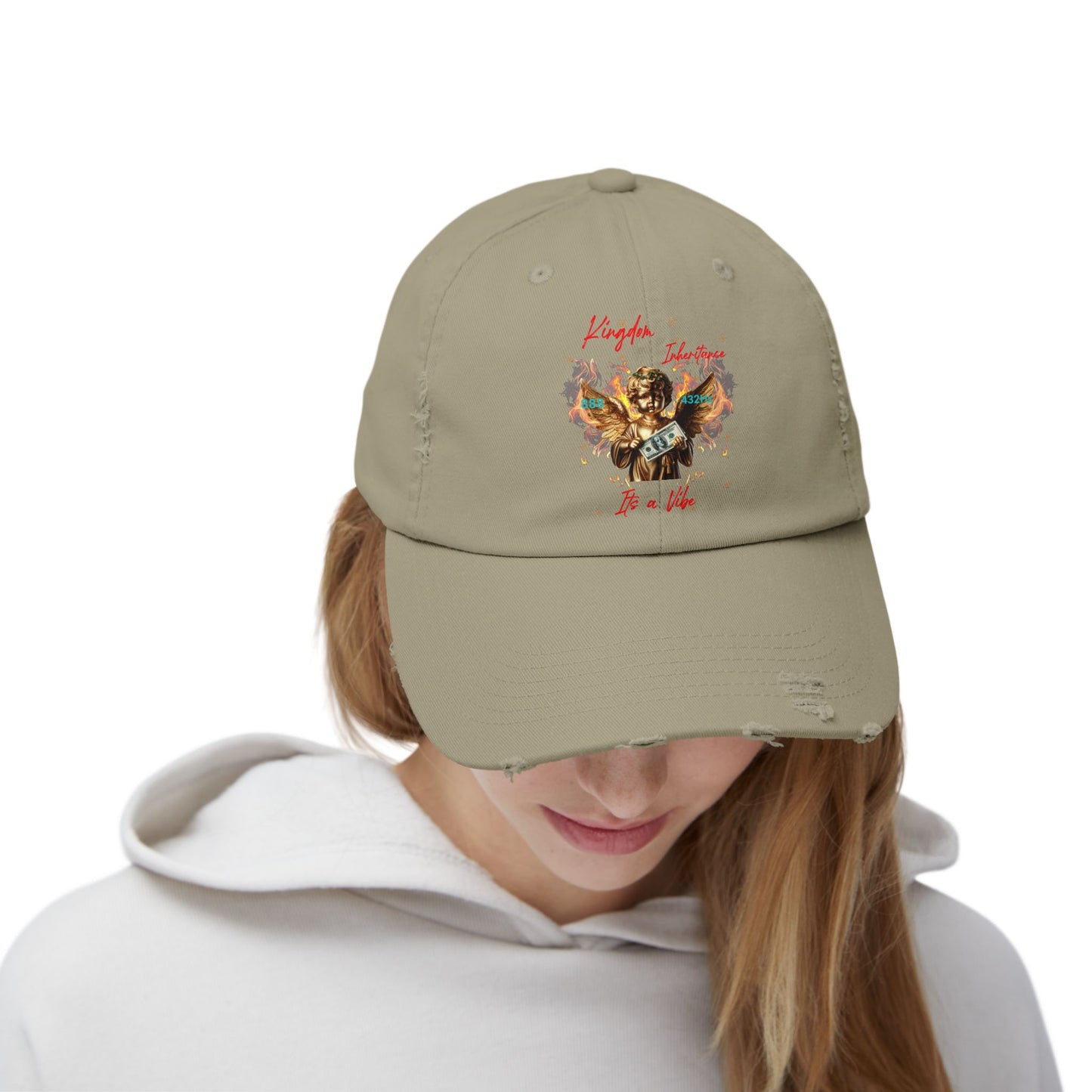 Kingdom Inheritance Hat | Golden Angel & Abundance Number 888