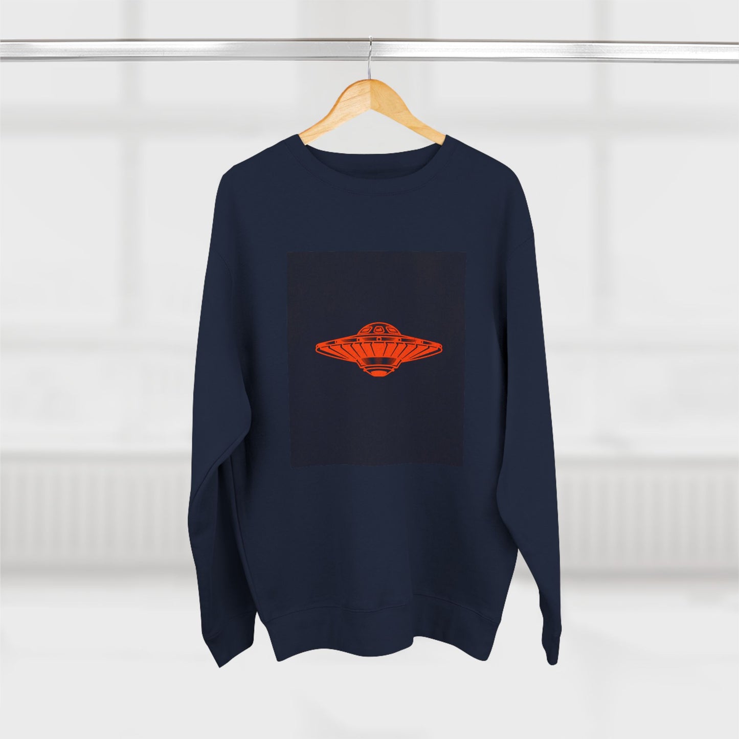 Reptilians Live Crewneck Sweatshirt, Alien Spaceship Unisex Pullover, UFO Print Sweater, Sci-Fi Graphic Jumper, Extraterrestrial Sweatshirt